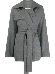 Odeeh belted oversized coat