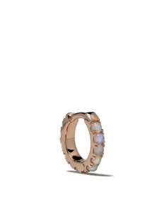 White Bird серьга-кольцо Ismène из розового золота с опалами