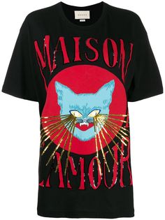 Gucci футболка Maison de lAmour с принтом