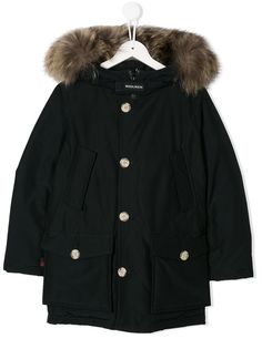 Woolrich Kids пуховик с капюшоном