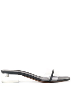 Neous transparent low heel sandals