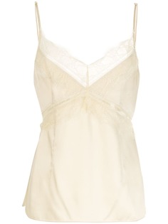 Goen.J декорированный топ на бретелях с кружевом