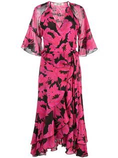 Diane von Furstenberg платье Zion с запахом и оборками