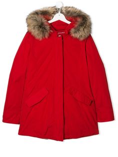 Woolrich Kids пуховик с капюшоном