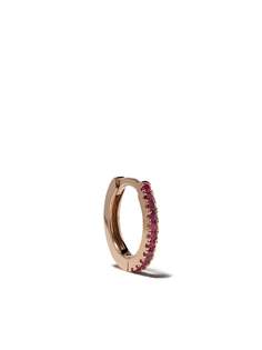White Bird серьга-кольцо Margot из розового золота с рубинами