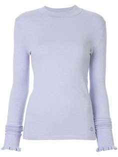 Emilio Pucci трикотажный джемпер с оборками