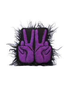 Walter Van Beirendonck значок W-Peace Fur
