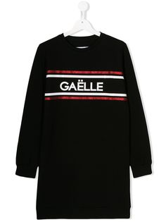 Gaelle Paris Kids платье-свитер с логотипом