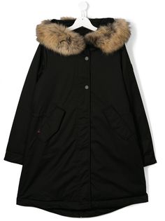 Woolrich Kids парка с оторочкой из искусственного меха