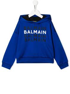 Balmain Kids худи с логотипом