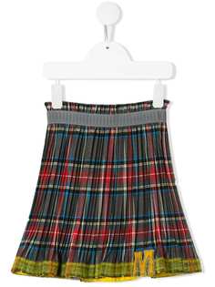 Mi Mi Sol плиссированная юбка в клетку