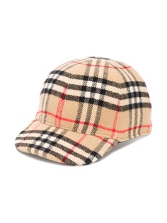 Burberry Kids кепка в клетку Vintage Check