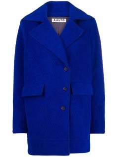 Aalto off-center button coat