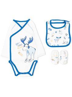 Little Marc Jacobs костюм-тройка с принтом