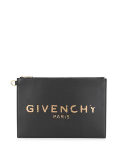 Givenchy logo detail clutch bag