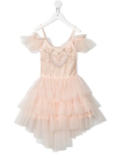 Tutu Du Monde пышное платье Bedazzle с вышивкой