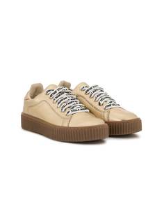 Stella McCartney Kids кеды на шнуровке с логотипом