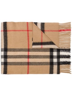 Burberry кашемировый шарф в клетку