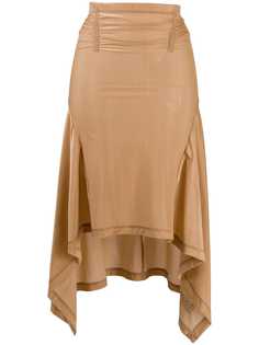 Charlotte Knowles sheer pull-on skirt