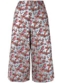 SHANGHAI TANG жаккардовые кюлоты с узором