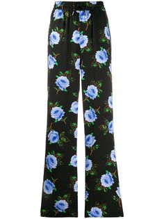 Essentiel Antwerp floral print high waist trousers