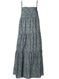Matteau ярусный сарафан с цветочным принтом