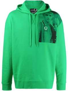 Raf Simons X Fred Perry photographic print hoodie