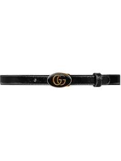 Gucci ремень с овальной пряжкой