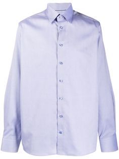 Eton рубашка с заостренным воротником