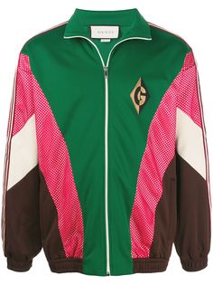Gucci куртка оверсайз в технике пэчворк