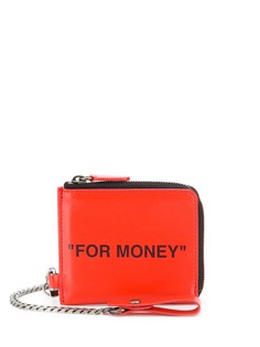 Off-White кошелек с принтом For Money