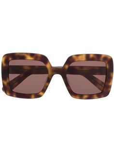 Courrèges Eyewear солнцезащитные очки в оправе черепаховой расцветки