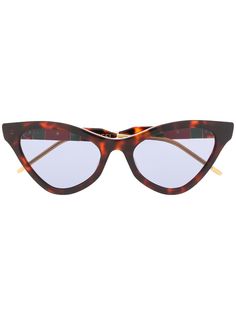 Gucci Eyewear солнцезащитные очки в оправе кошачий глаз