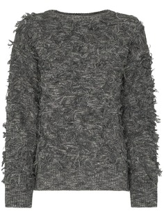 Xu Zhi fringed wool sweater
