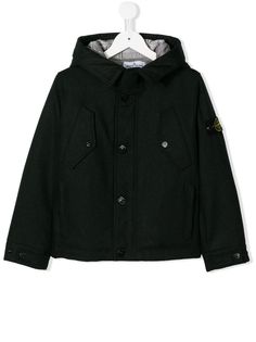 Stone Island Junior парка с капюшоном
