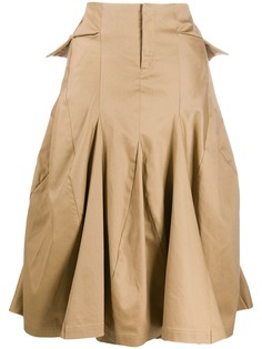 Junya Watanabe Comme des Garçons Pre-Owned структурированная юбка 2000-х годов асимметричного кроя