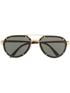 Cartier Eyewear солнцезащитные очки-авиаторы с затемненными линзами