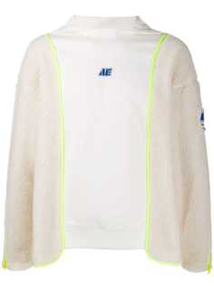 Ader Error shearling panels sweatshirt