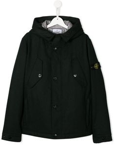 Stone Island Junior парка с капюшоном