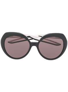 Balenciaga Eyewear солнцезащитные очки в массивной круглой оправе