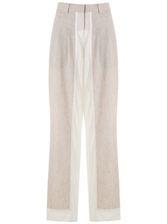 Mara Mac брюки прямого кроя со вставками