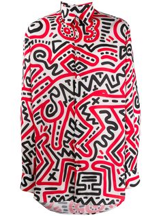 Études рубашка с принтом из коллаборации с Keith Haring