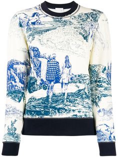 Chloé толстовка Toile de Jouy