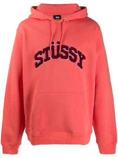 Stussy худи с вышитым логотипом