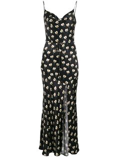 BEC & BRIDGE платье макси с цветочным принтом и поясом