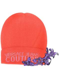 Versace Jeans Couture шапка бини с вышитым логотипом