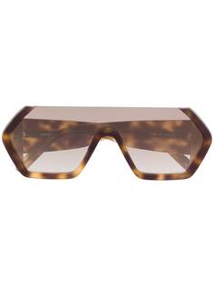 Courrèges Eyewear солнцезащитные очки в оправе черепаховой расцветки