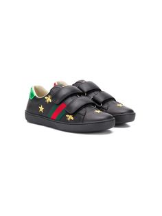 Gucci Kids bees embroidery sneakers