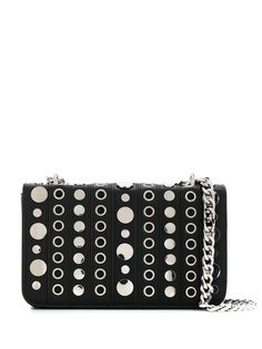 La Carrie stud-embellished crossbody bag