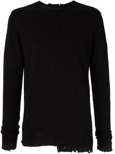 Ziggy Chen chewed knit jumper